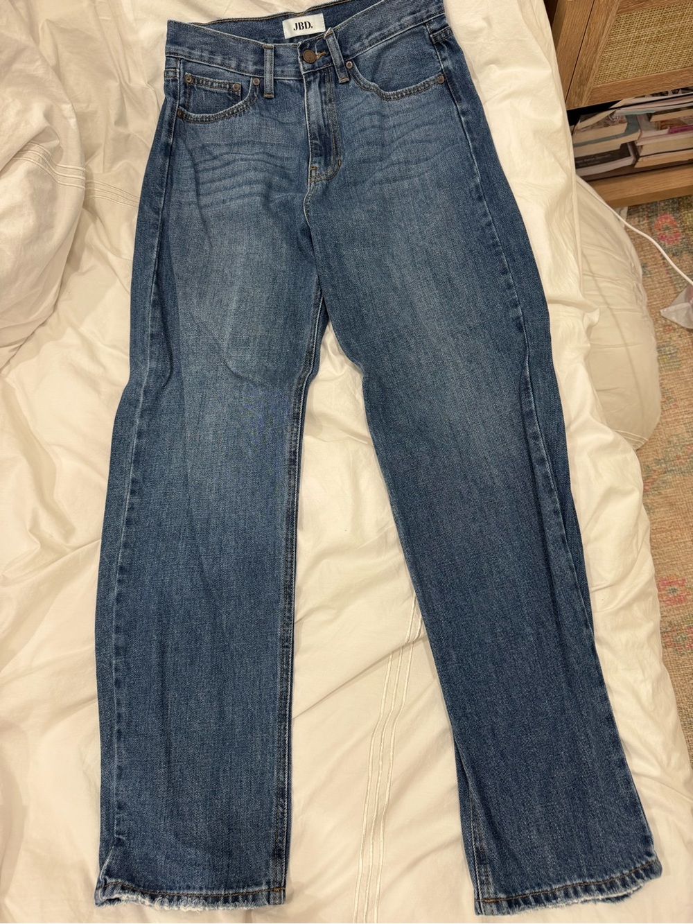 Straight Jeans in Blue - Women's